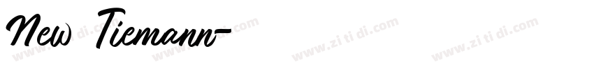 New Tiemann字体转换